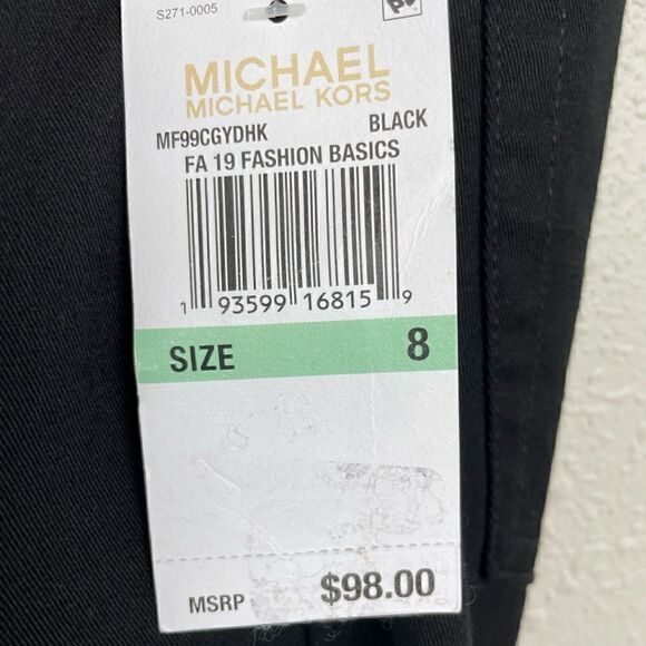 MICHAEL Michael Kors Black Selma Skinny High Rise Jeans Size 8 - Picture 4 of 8